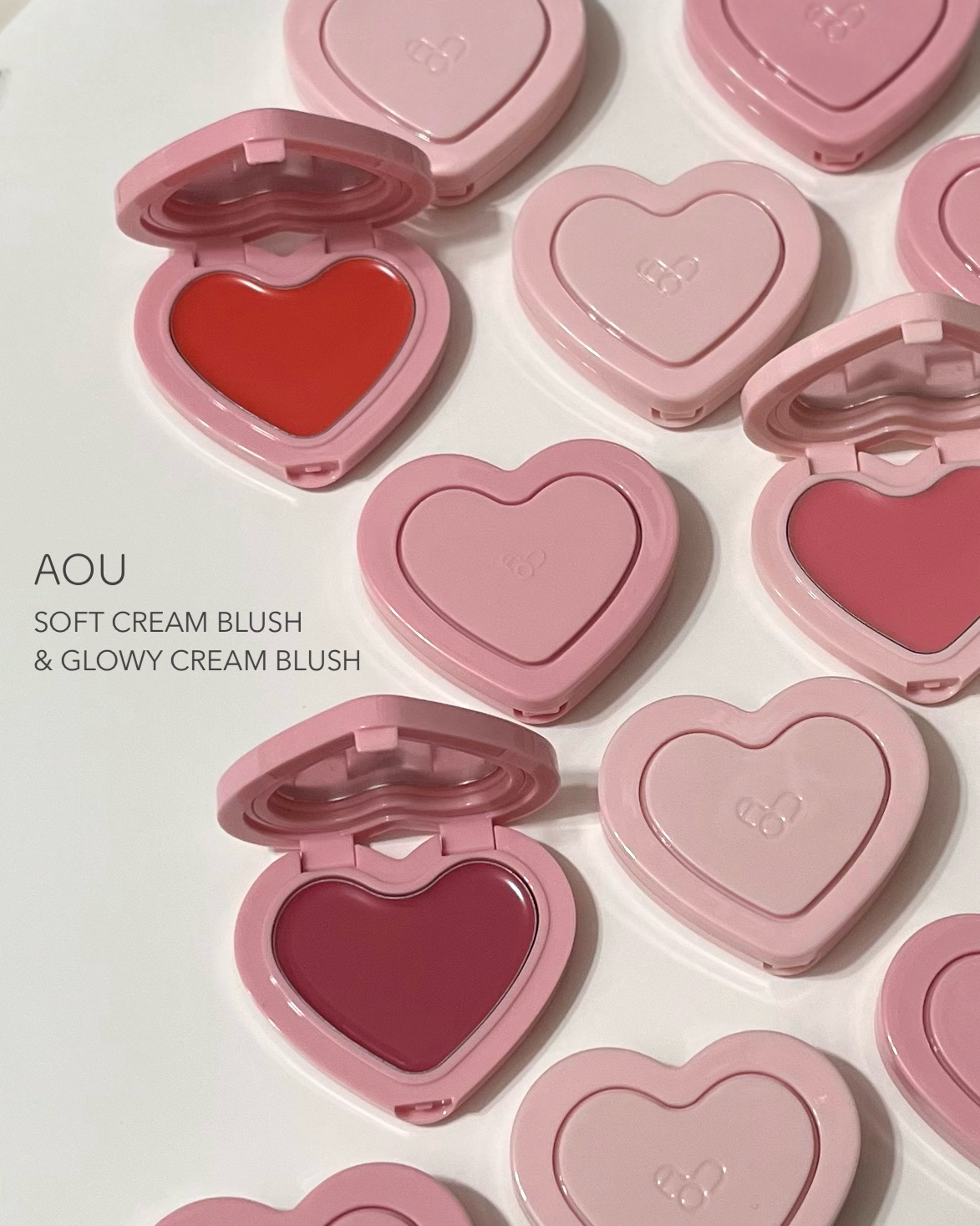 GLOWY CREAM BLUSH 08 Sunny Cheeks/AOU/ジェル・クリームチークを使ったクチコミ（2枚目）