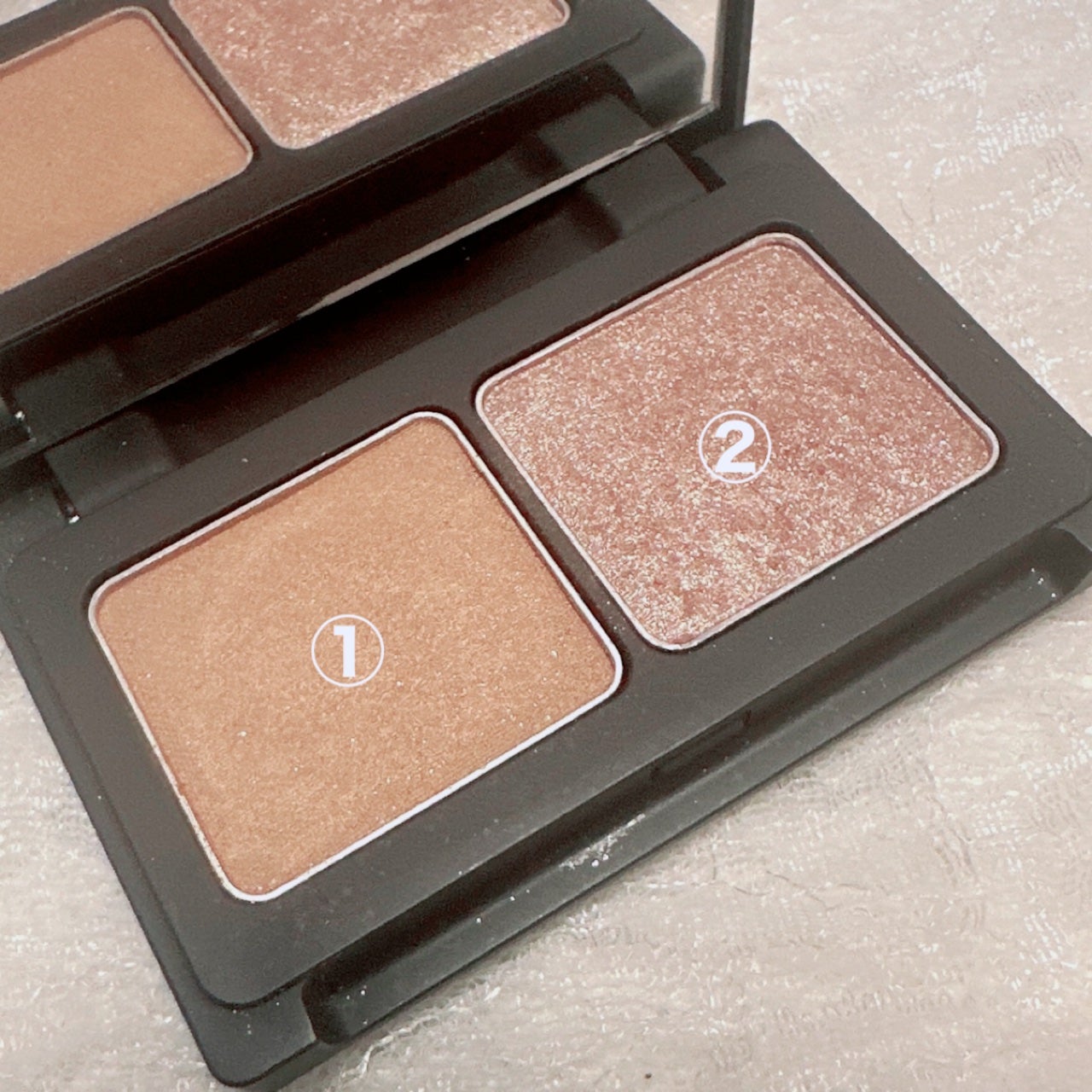 オサジ ニュアンス アイシャドウ デュオ/OSAJI/アイシャドウパレットを使ったクチコミ(2枚目)