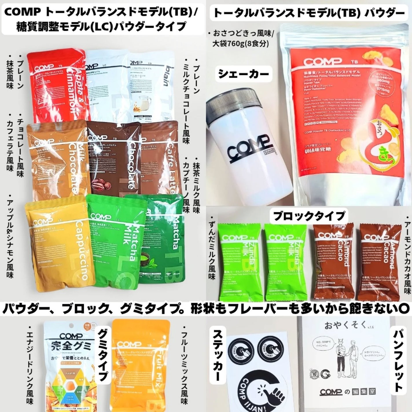 COMPパウダー トータルバランスドモデル おさつどきっ風味 1.0/COMP/完全栄養食を使ったクチコミ(4枚目)