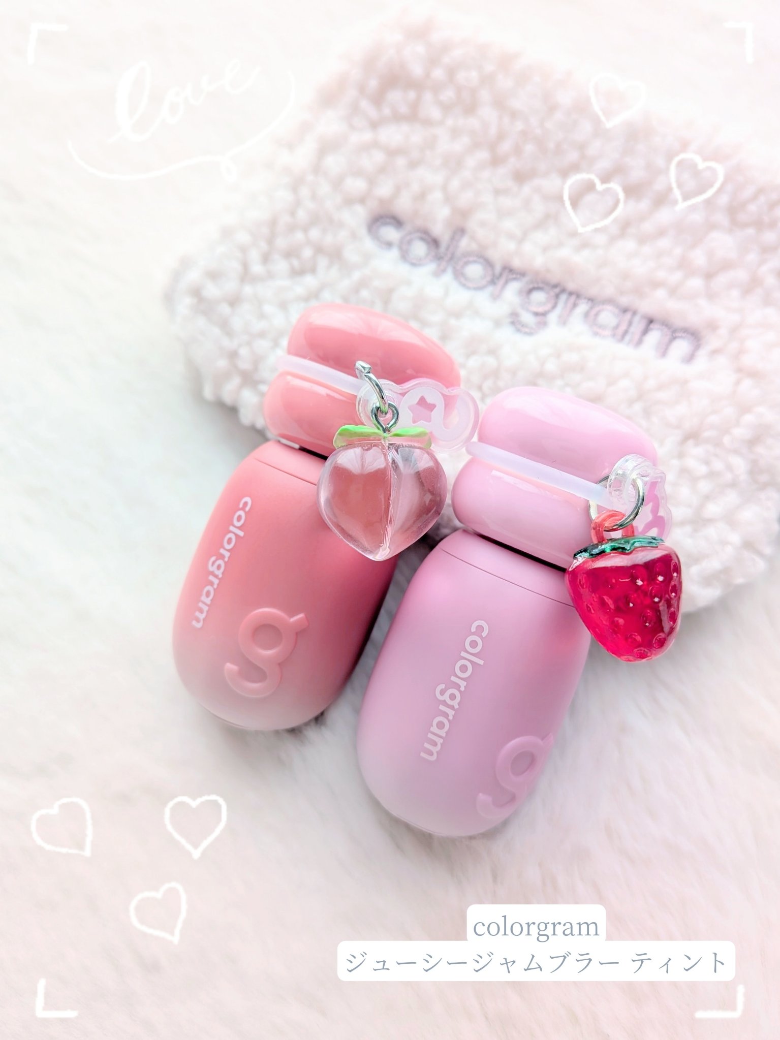 カラーグラム ジューシージャムブラーティント 09 めろもも(日本限定)/Colorgram/リップティントを使ったクチコミ（1枚目）