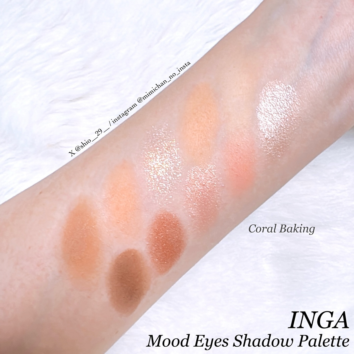 ムードアイズシャドウパレット/INGA/アイシャドウパレットを使ったクチコミ（3枚目）