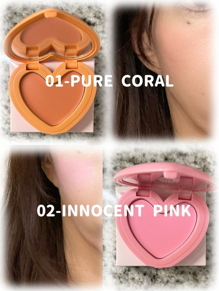 Luv Beam Cheek/lilybyred/パウダーチークを使ったクチコミ(4枚目)