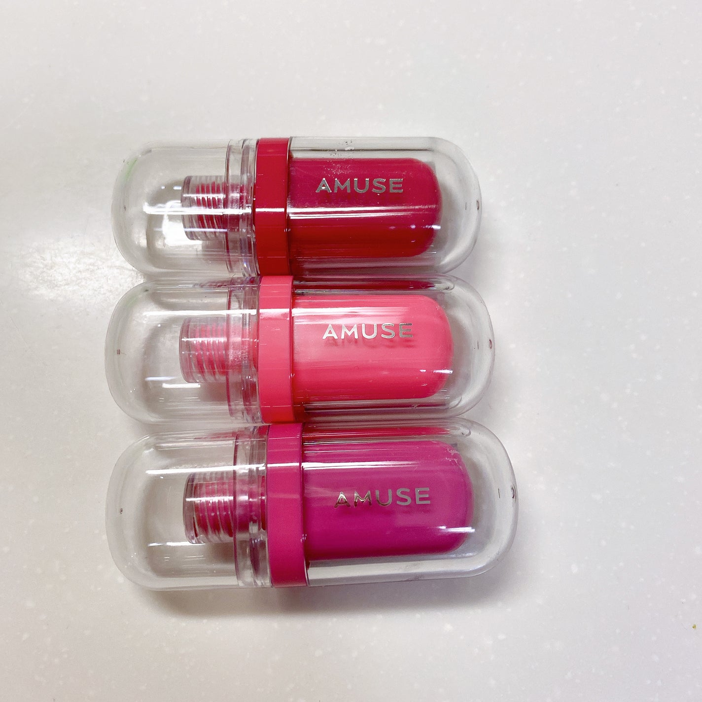 ジェルフィットティント/AMUSE/リップティントを使ったクチコミ(1枚目)