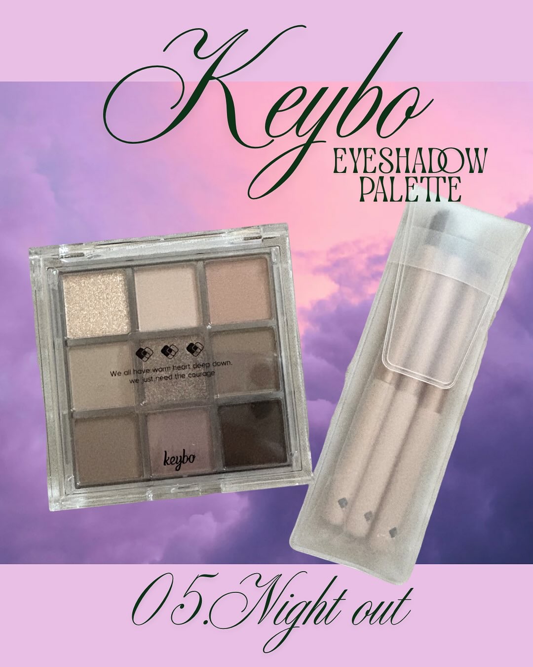 KEYBO FALL IN LOVE SHADOW PALETTE/keybo/アイシャドウパレットを使ったクチコミ（1枚目）
