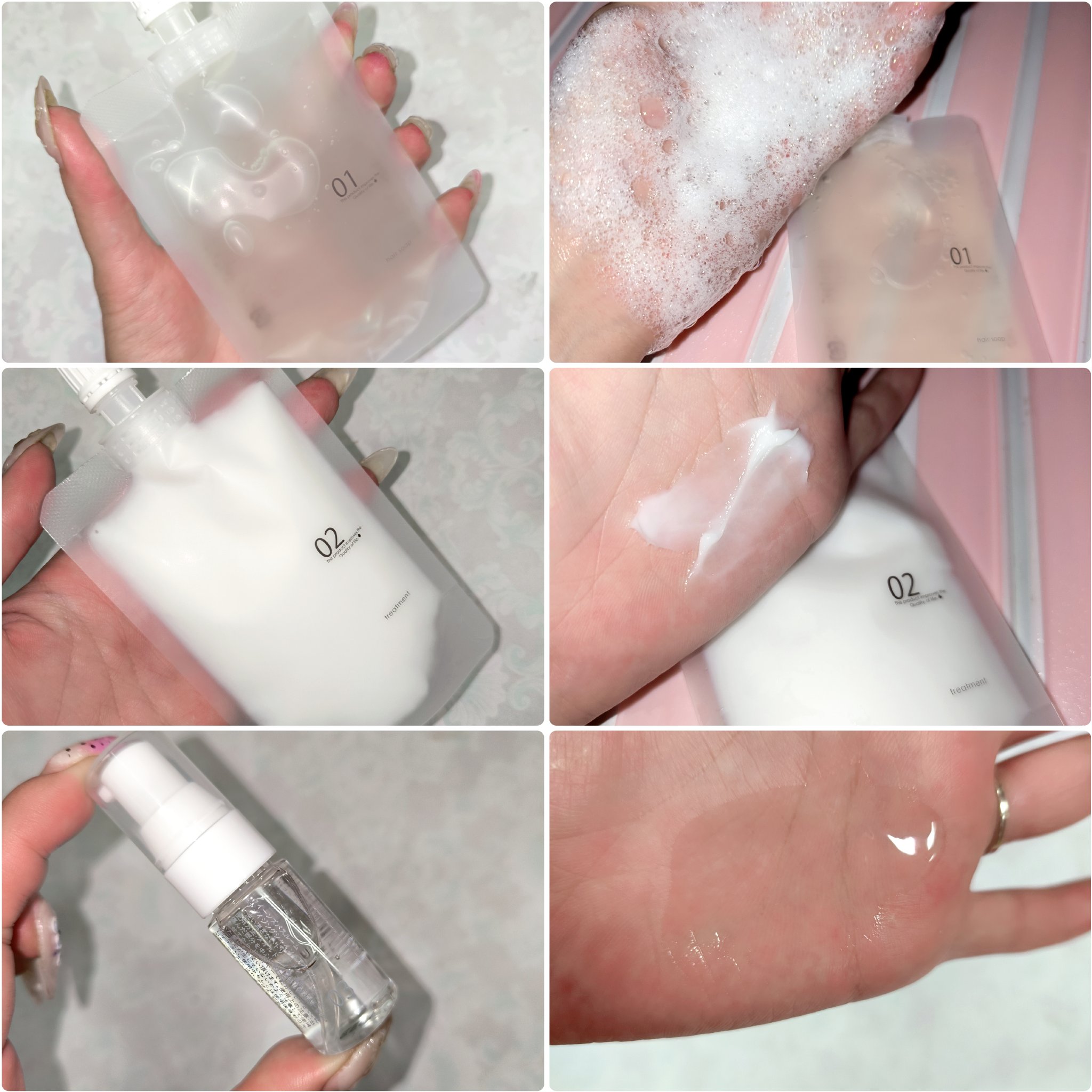 ヘアケアトライアルセット/QUEEN'S BATHROOM/トライアルキットを使ったクチコミ（2枚目）