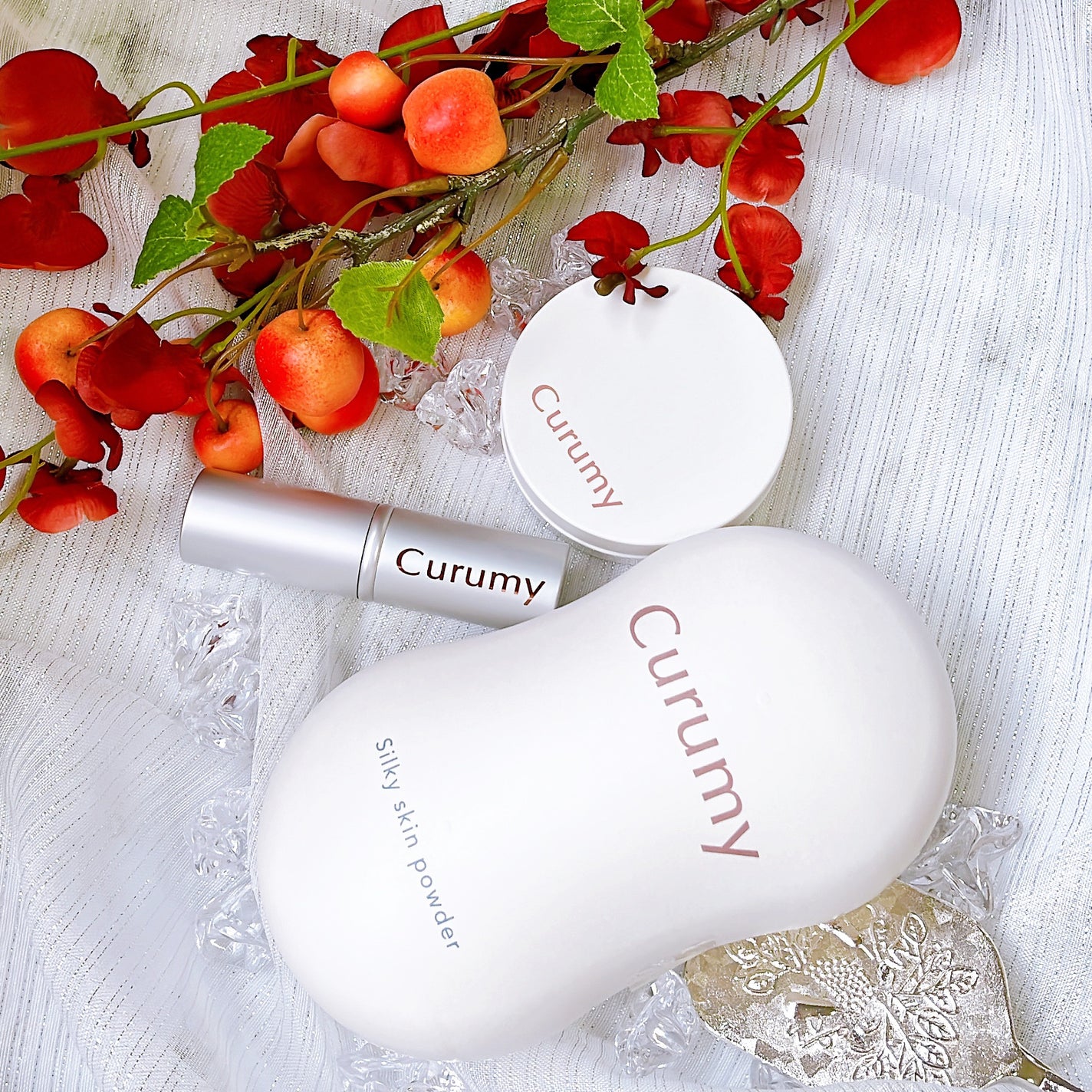 Curumy シルキースキンパウダー/Curumy/ルースパウダーを使ったクチコミ(7枚目)