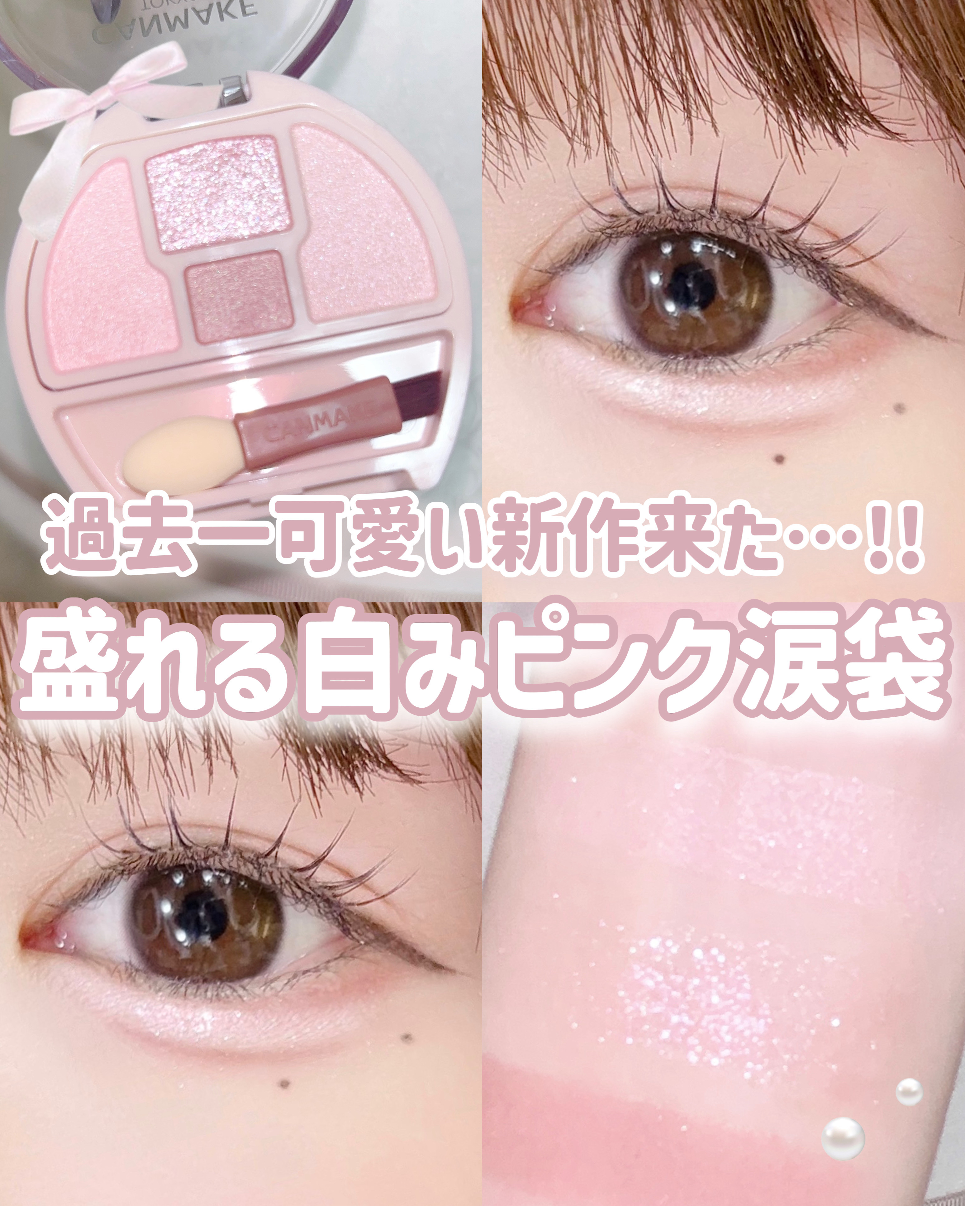 プランぷくコーデアイズNeo/キャンメイク/アイシャドウを使ったクチコミ（1枚目）