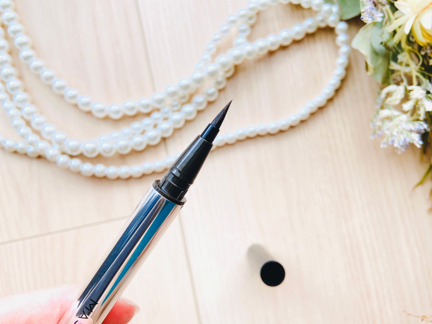 マスコード スリークリキッド アイライナー /MASCODE/リキッドアイライナーを使ったクチコミ(6枚目)