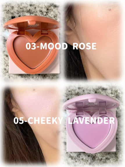 Luv Beam Cheek/lilybyred/パウダーチークを使ったクチコミ(5枚目)