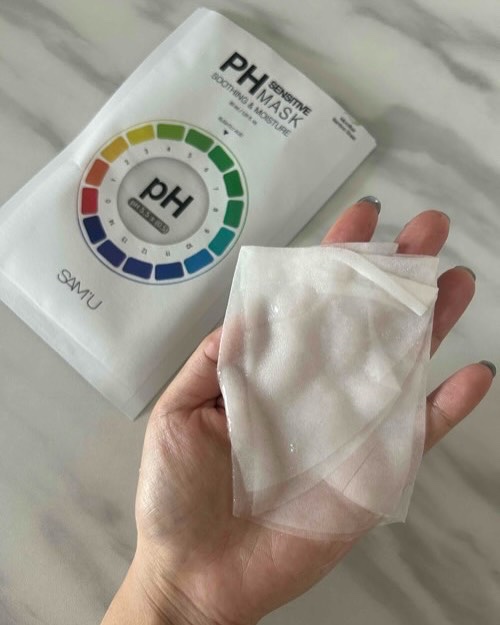 PHセンシティブマスクスージング＆モイスト/SAM'U/シートマスク・パックを使ったクチコミ（2枚目）