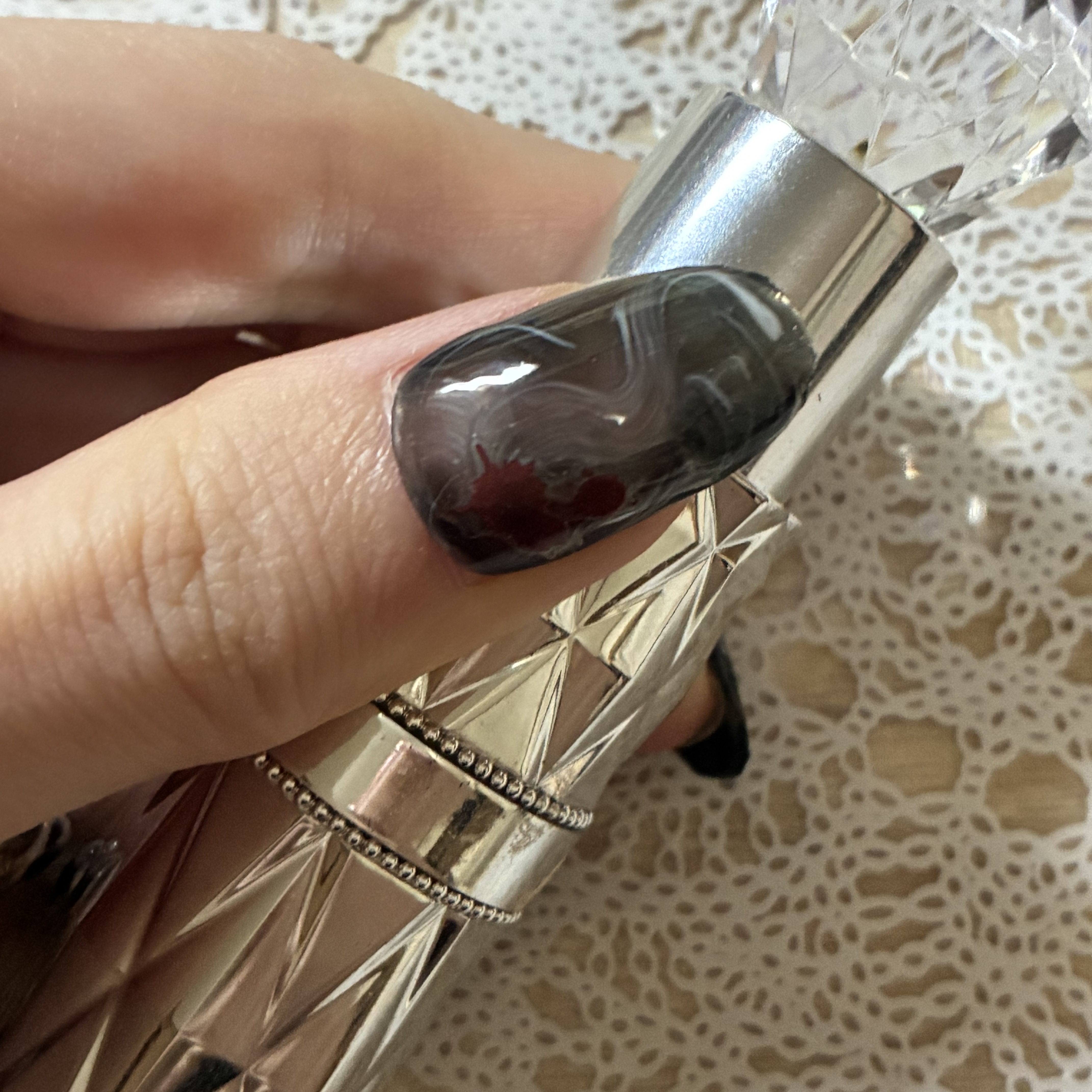 ジェルネイル（ライト対応）/セリア/ジェルネイルを使ったクチコミ（3枚目）