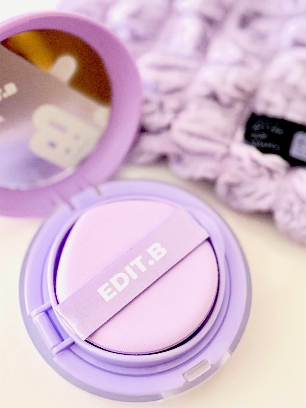 のぶあゆ on LIPS 「.💜EDIT.Bマシュマロトーンアップクッションパープル💜大人..」(2枚目)