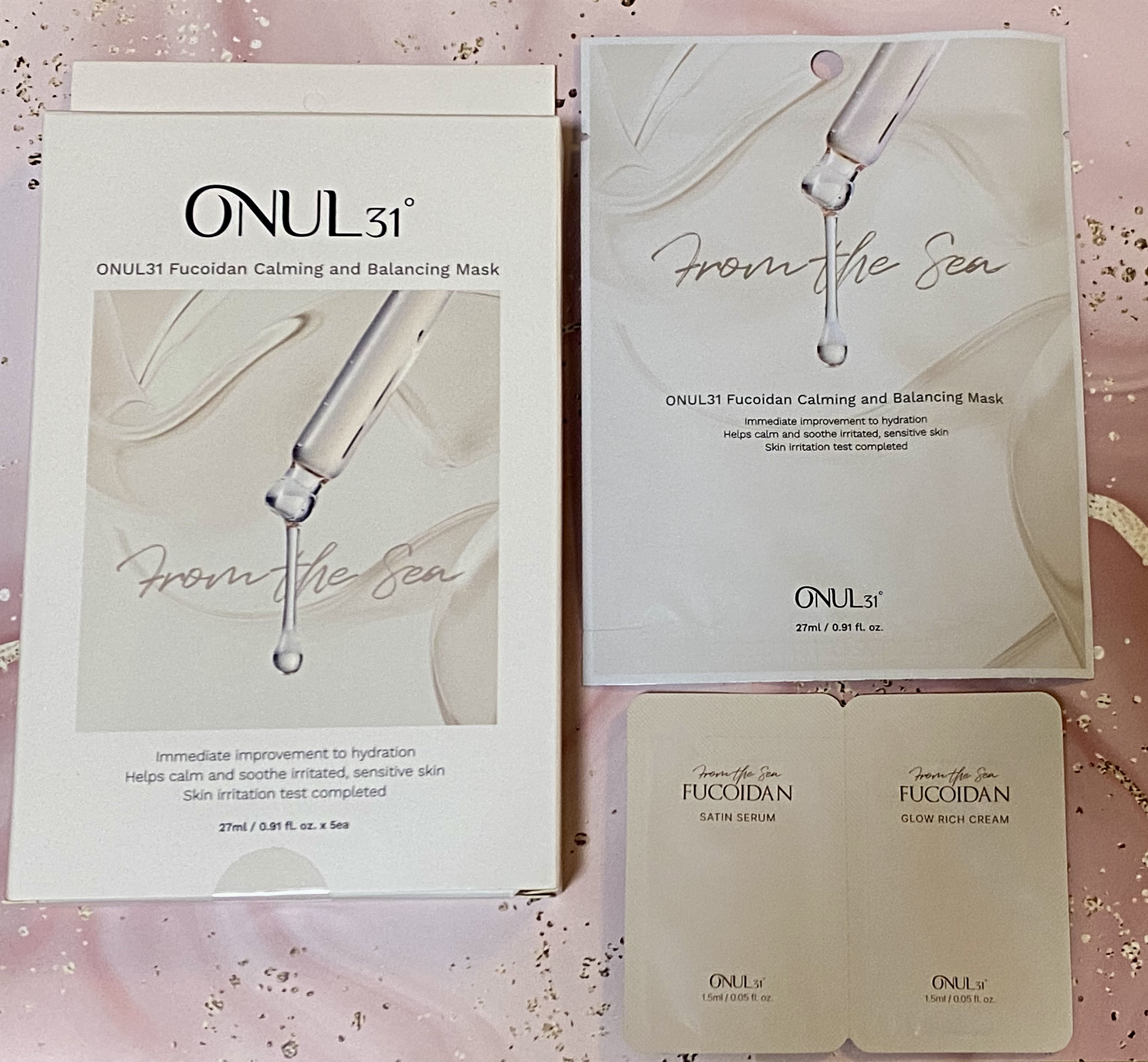 フコイダンカーミング＆バランシングマスク/ONUL31/シートマスク・パックを使ったクチコミ（1枚目）