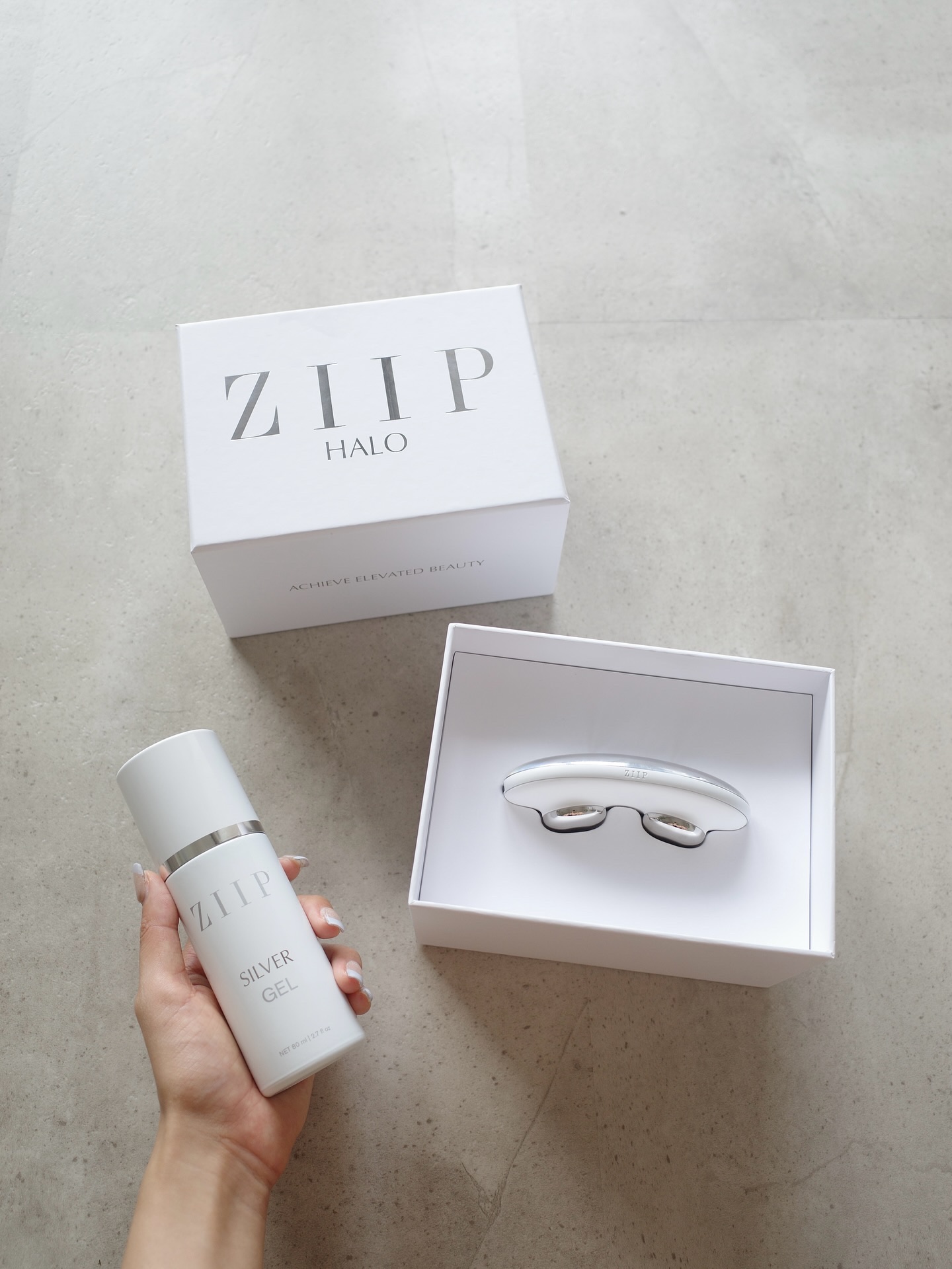 ZIIP HALO(ジップハロー) 美顔器+silver gel 80ml×1本 Silver Gel for Hydrating & Brightening – ZIIP