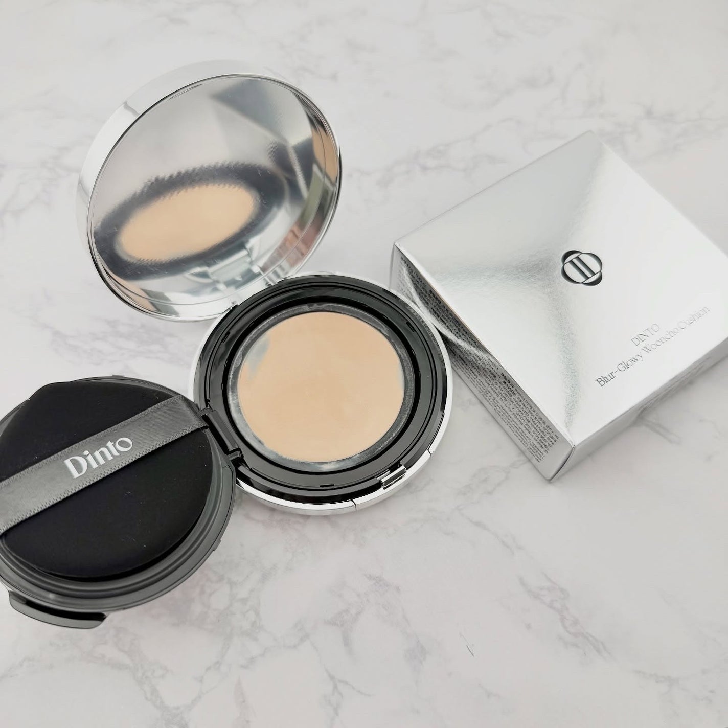 ブラーグローイクッション/Dinto/クッションファンデーションを使ったクチコミ(1枚目)