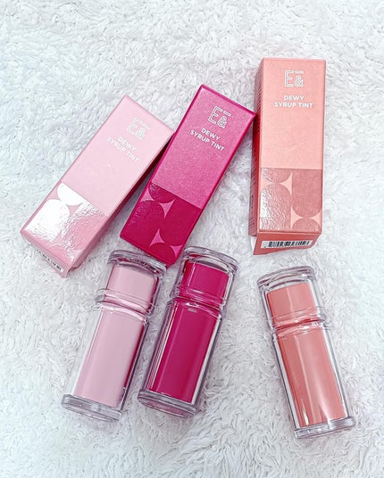Dewy Syrup Tint/EITHER&/口紅を使ったクチコミ(6枚目)