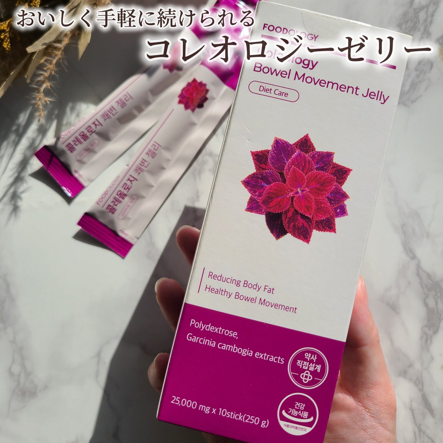 コレオロジー快調ゼリー/FOODOLOGY/健康サプリメントを使ったクチコミ(1枚目)