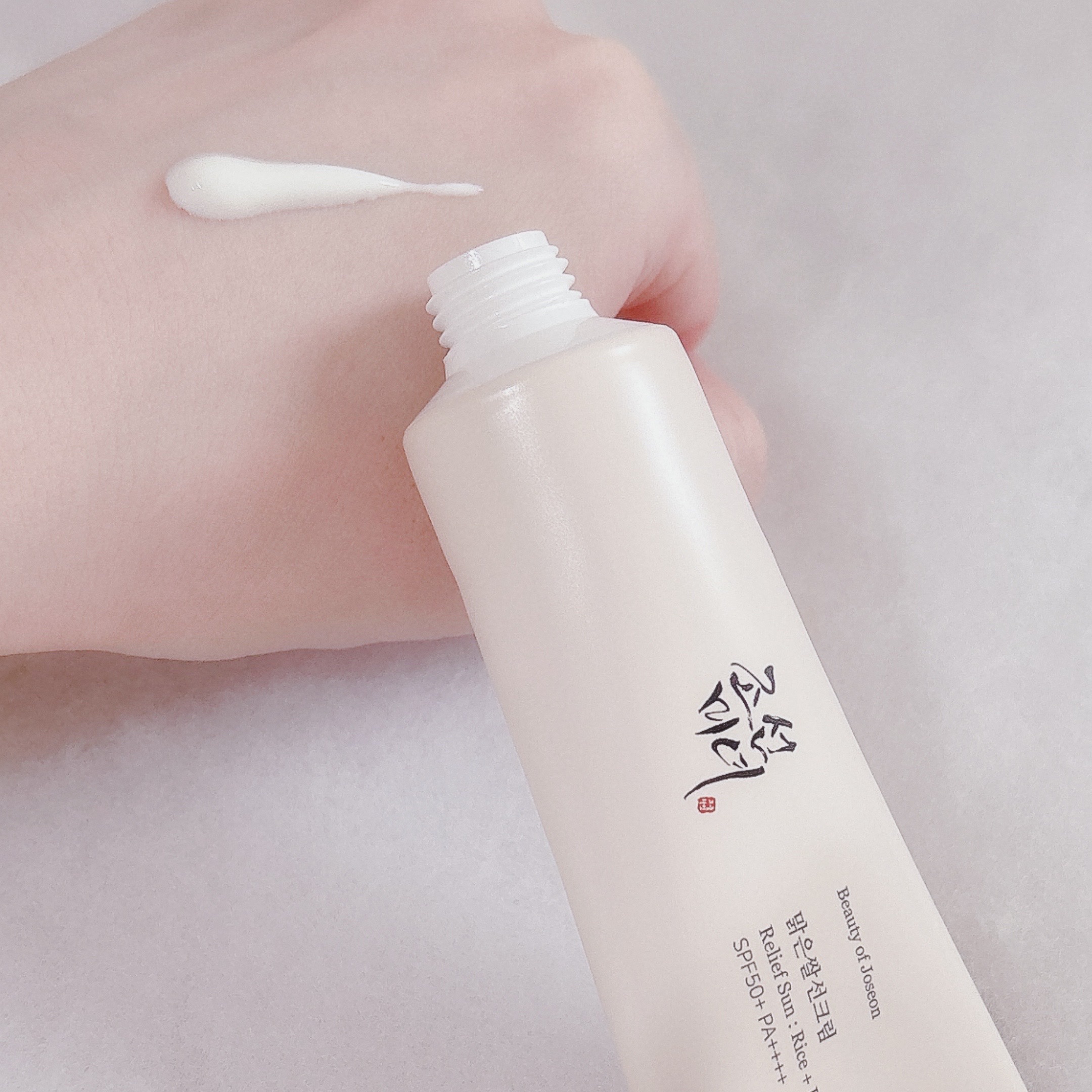 米アクアフレッシュサンクリーム/Beauty of Joseon/日焼け止めクリームを使ったクチコミ（2枚目）