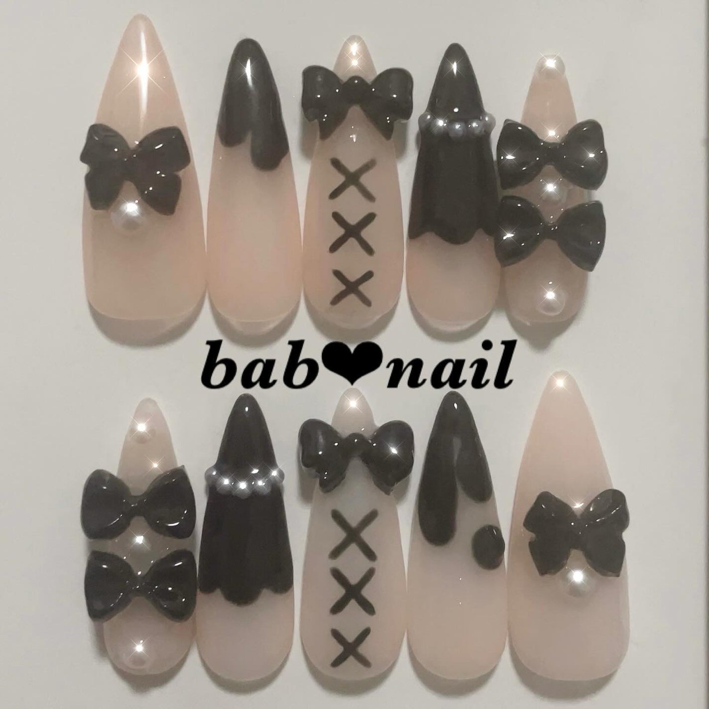 ばぶnail❤︎ネイルチップ on LIPS 「♡┈┈┈┈┈┈┈┈┈┈┈┈┈┈┈♡無敵ピンク🎀地雷・量産型ネイ..」(2枚目)