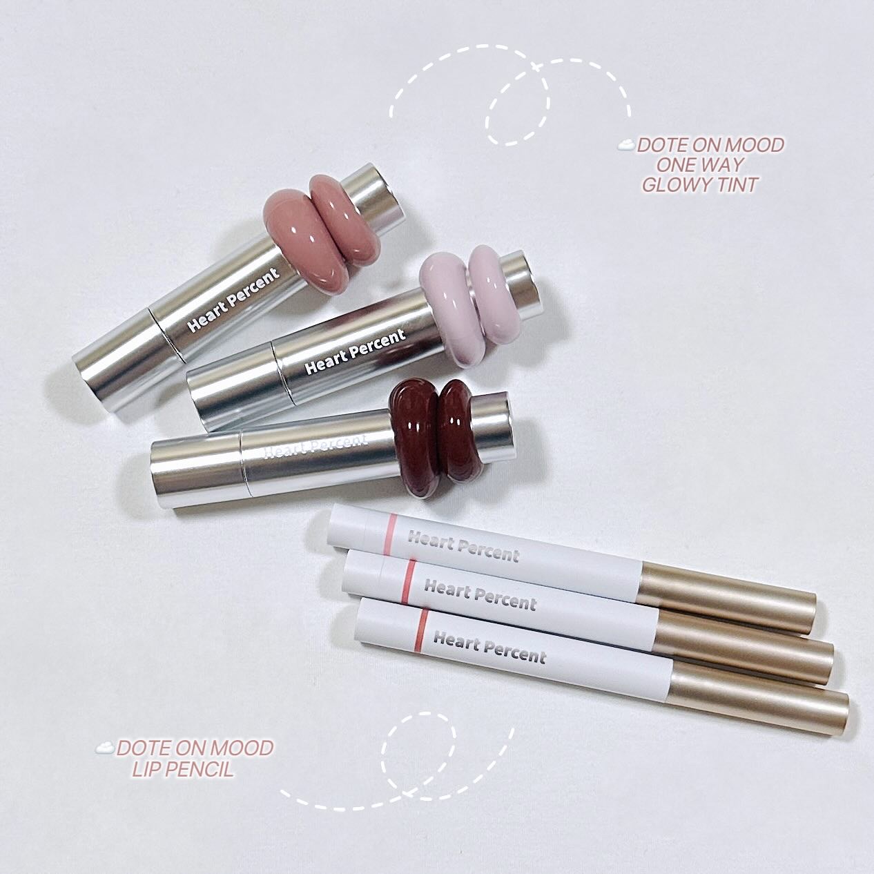 ドットオンムードリップペンシル/Heart Percent/リップライナーを使ったクチコミ（2枚目）