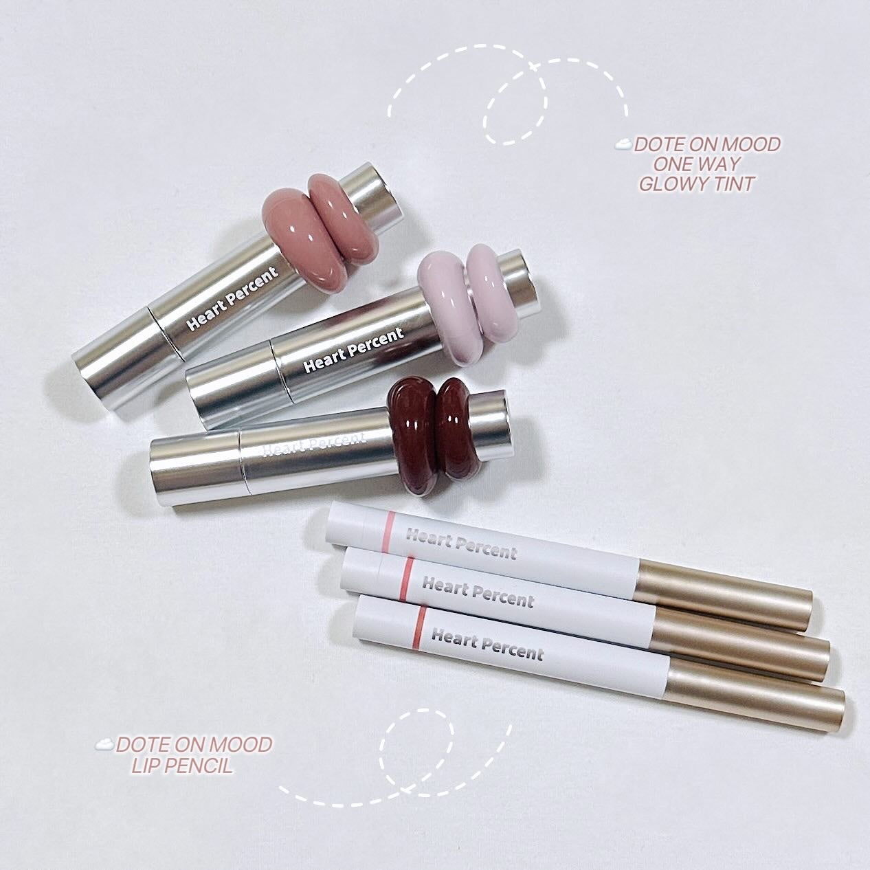 ドットオンムードリップペンシル/Heart Percent/リップライナーを使ったクチコミ(2枚目)