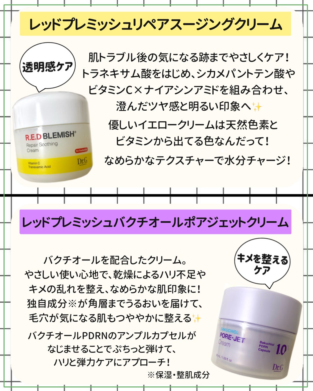 レッドブレミッシュ クリアスージングクリーム/Dr.G/フェイスクリームを使ったクチコミ(4枚目)
