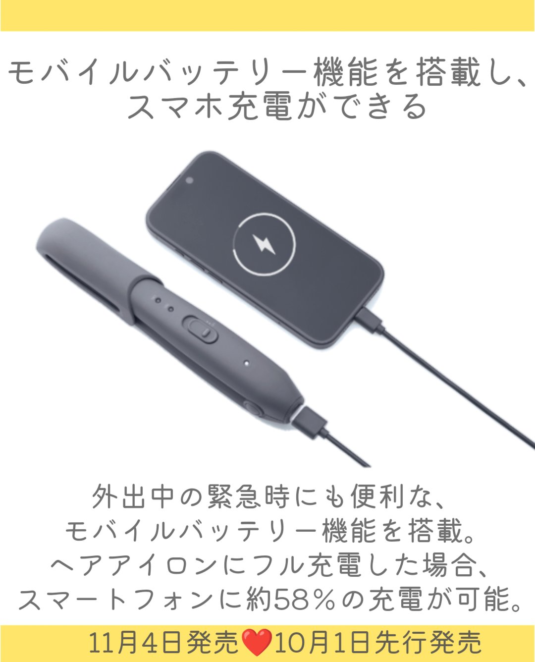 サロニア　コードレス ストレートヘアアイロン/SALONIA/ストレートアイロンを使ったクチコミ（3枚目）