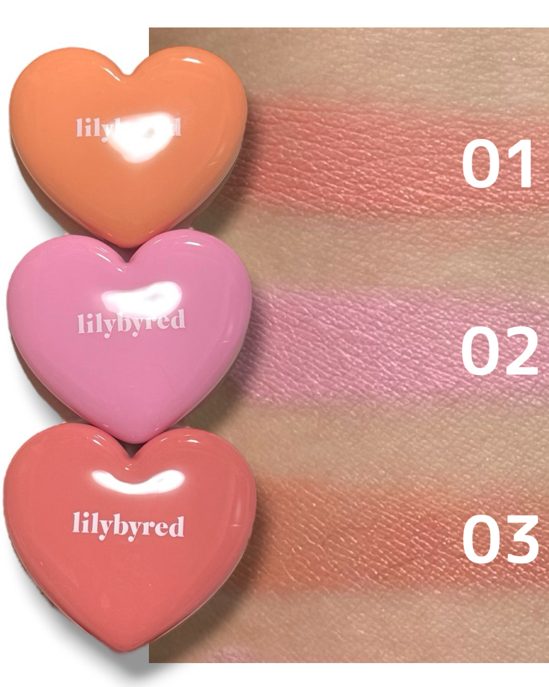 ラヴ ビーム チークバーム/lilybyred/ジェル・クリームチークを使ったクチコミ（2枚目）