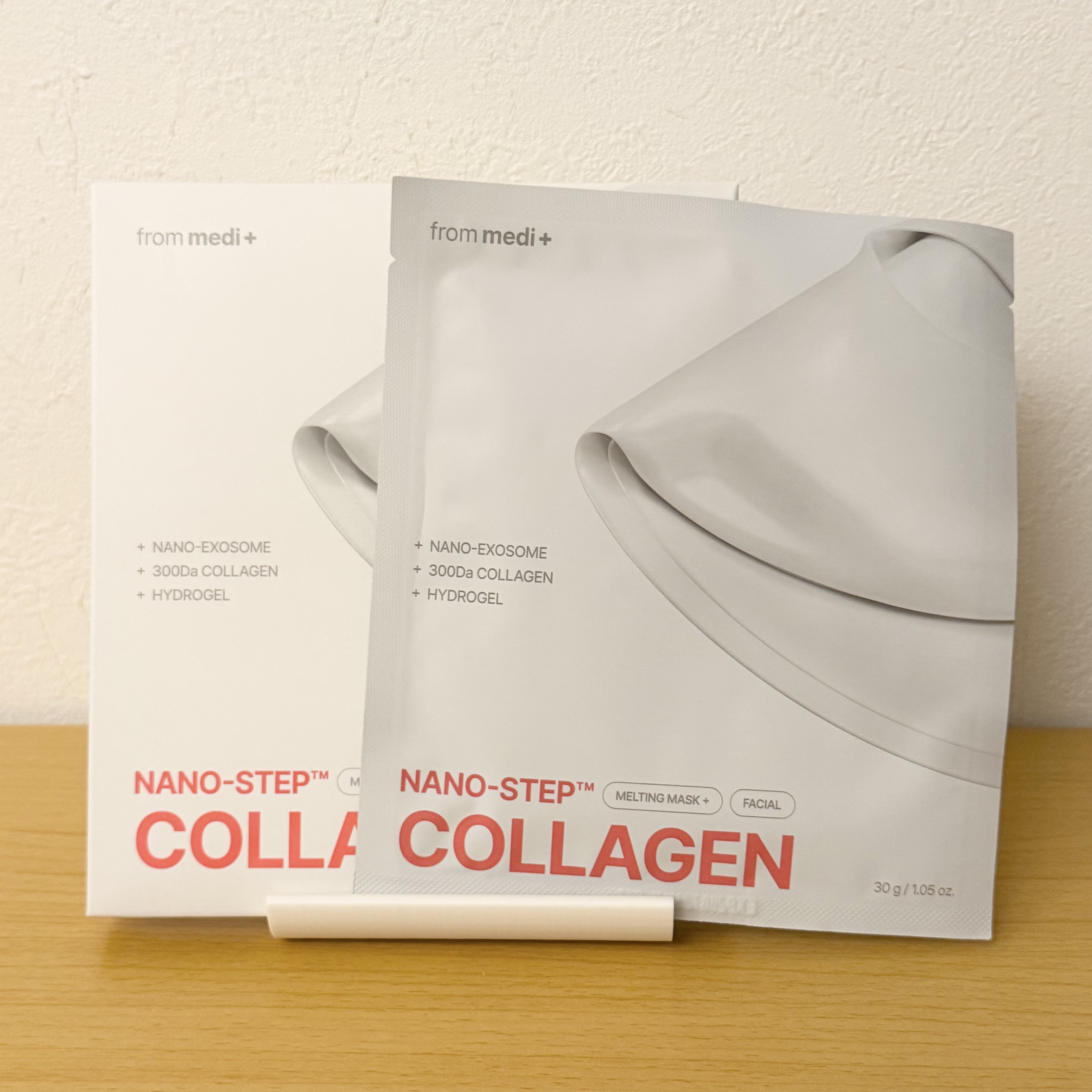 ナノステップ コラーゲン メルティングマスク/from medi+/シートマスク・パックを使ったクチコミ（1枚目）