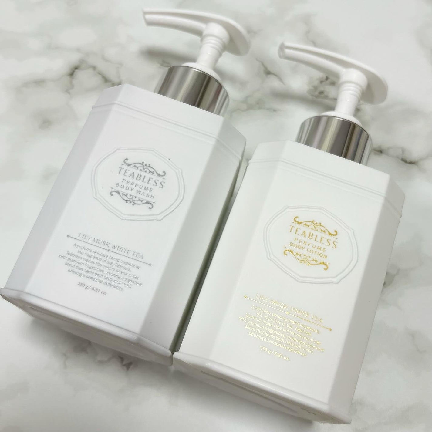 パフュームボディローション リリィムスクホワイトティー/TEABLESS/ボディローションを使ったクチコミ(4枚目)