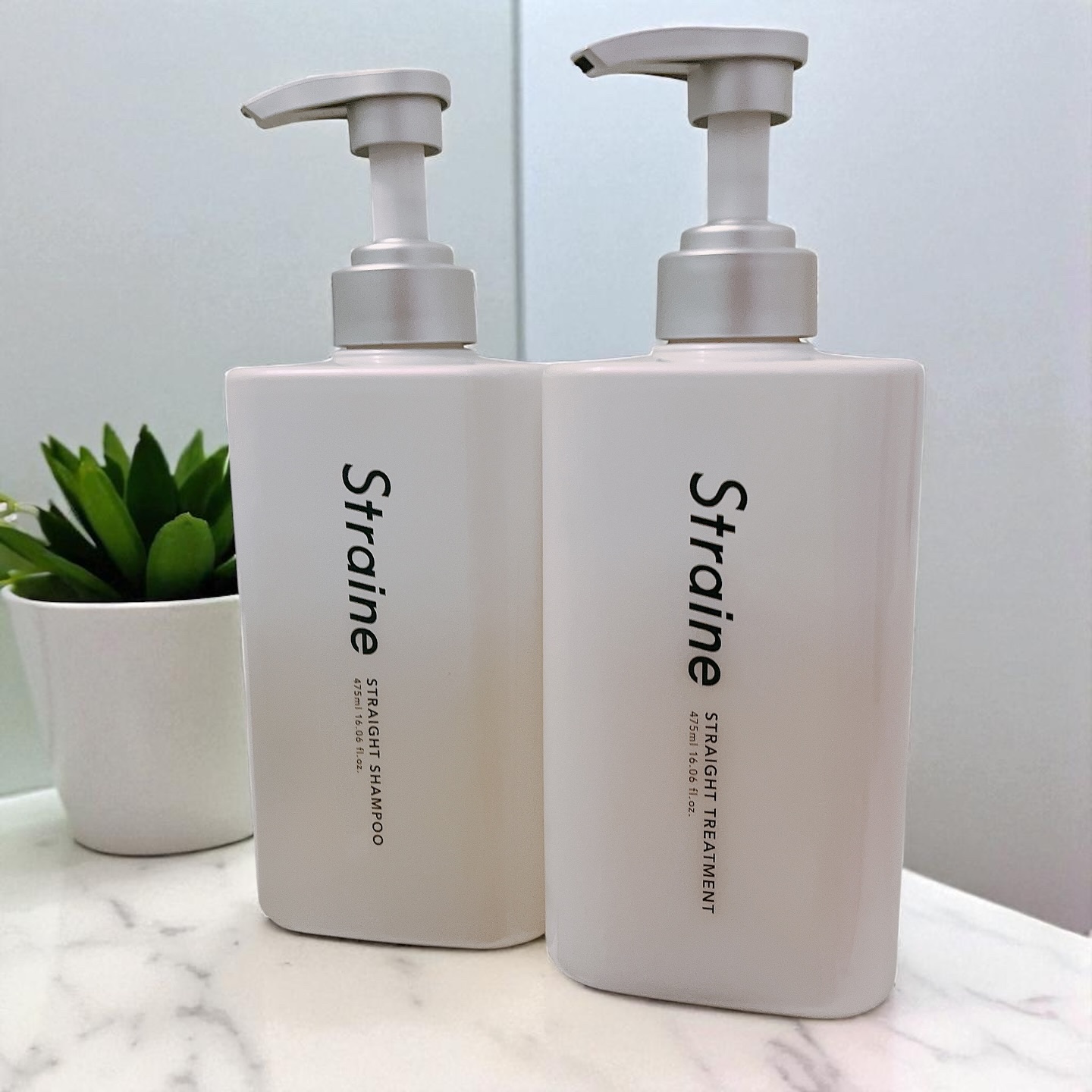 ストレートシャンプー/ストレートトリートメント ホワイトブロッサムの香り/Straine/市販シャンプーを使ったクチコミ（1枚目）