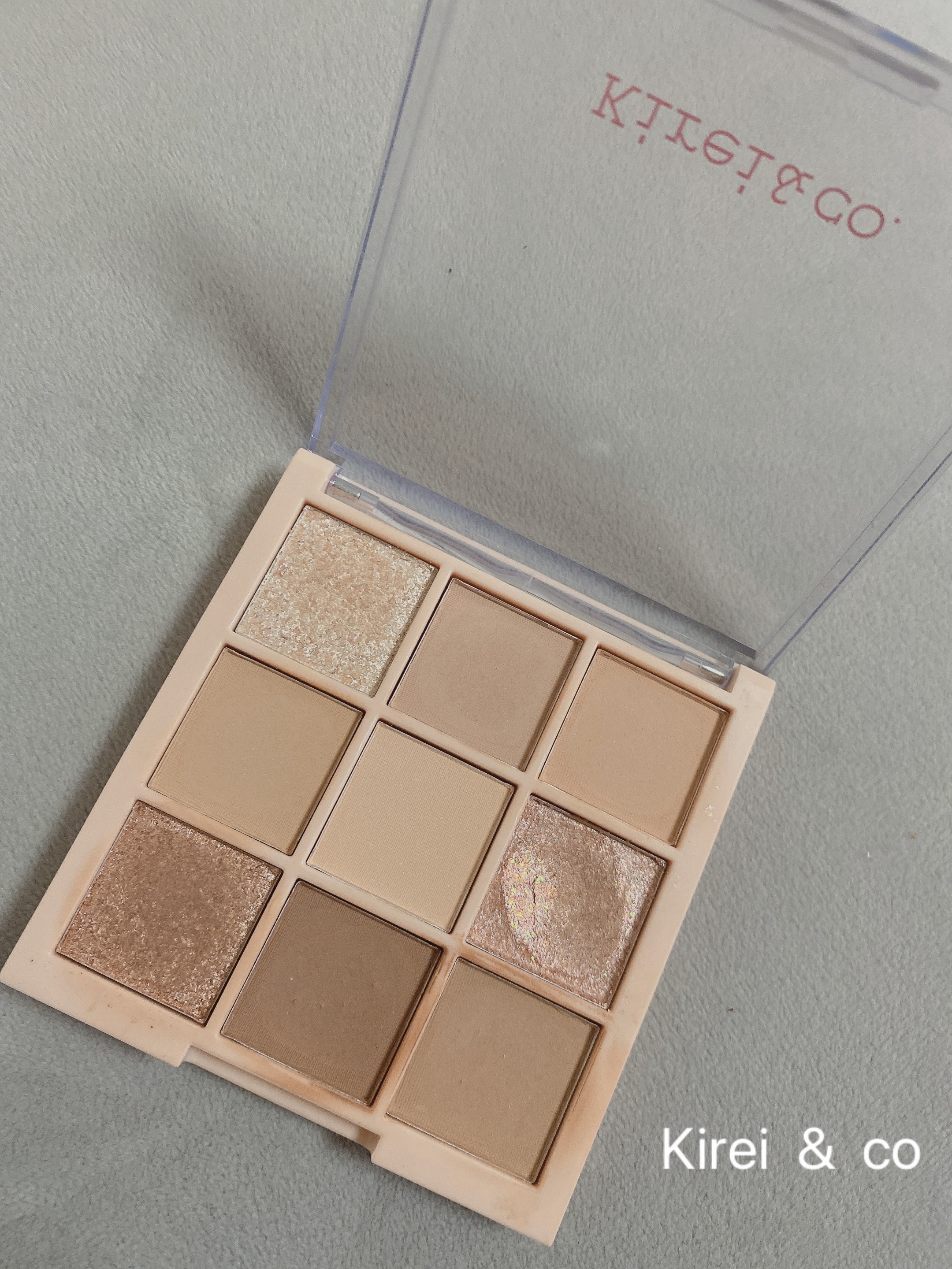 アイシャドウパレット 06 ピンクベージュ/Kirei&co./アイシャドウパレットを使ったクチコミ（1枚目）