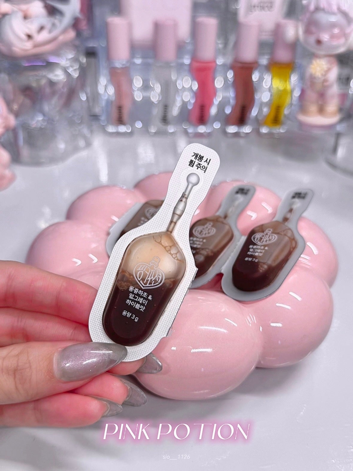 飲める美容ピンクDIYドリンク ピンクポーション ゼロカロリー・冬虫夏草/PINK POTION /美容ドリンクを使ったクチコミ(4枚目)