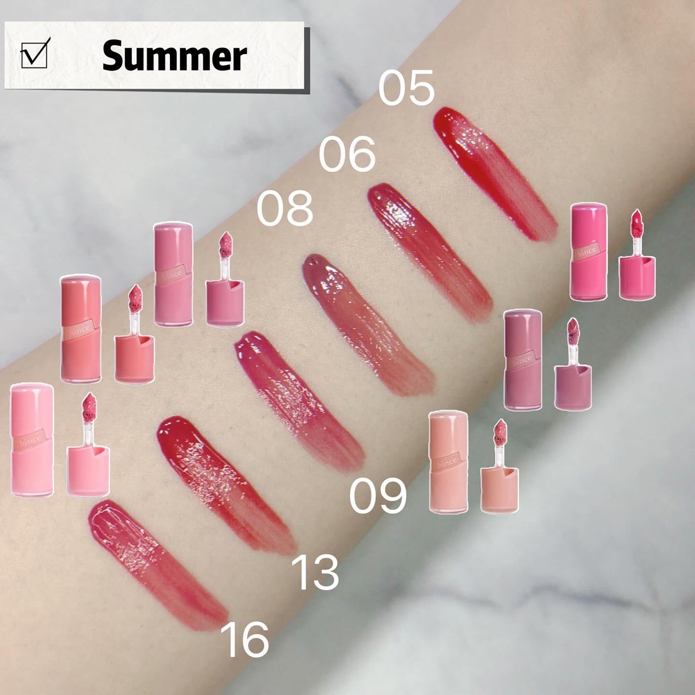 ロウグロウジェルティント/hince/リップティントを使ったクチコミ(3枚目)