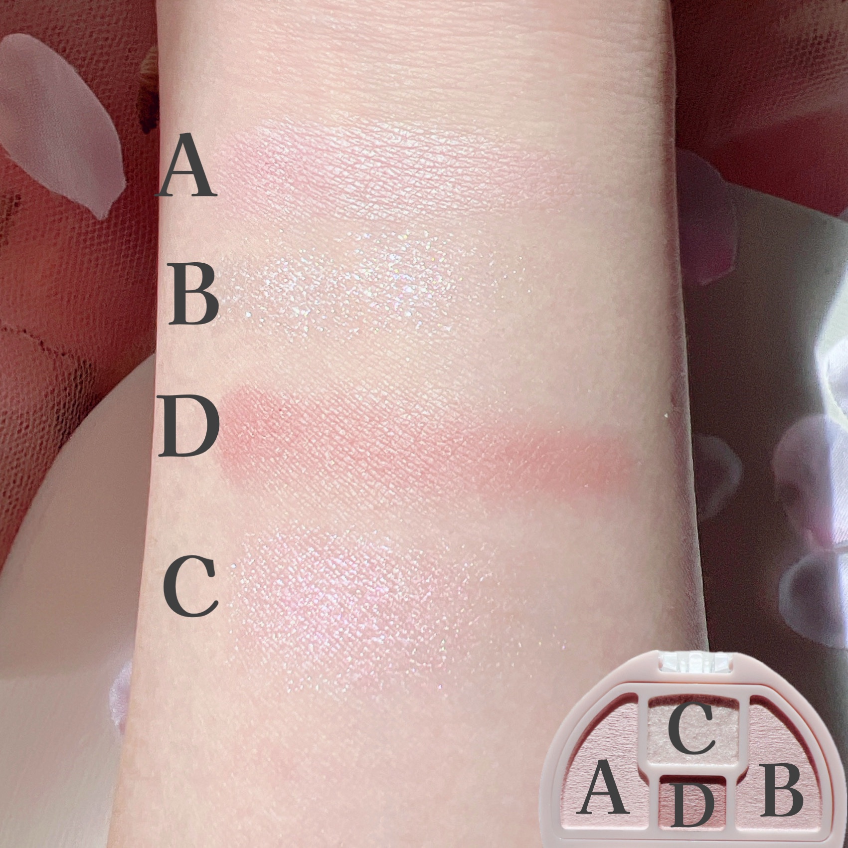 プランぷくコーデアイズ/キャンメイク/パウダーアイシャドウを使ったクチコミ（3枚目）