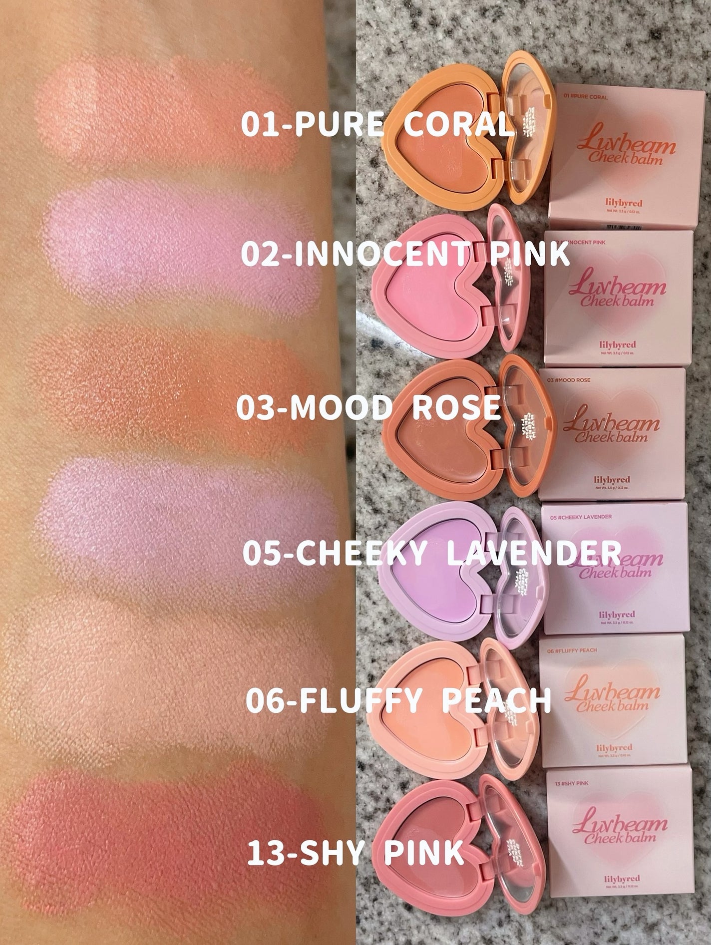 Luv Beam Cheek/lilybyred/パウダーチークを使ったクチコミ(3枚目)