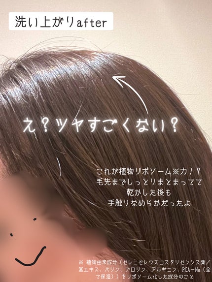 ムク+ モイスト アミノジェル シャンプー/ヘアトリートメント トリートメント本体410g/muku+/市販シャンプーを使ったクチコミ(3枚目)
