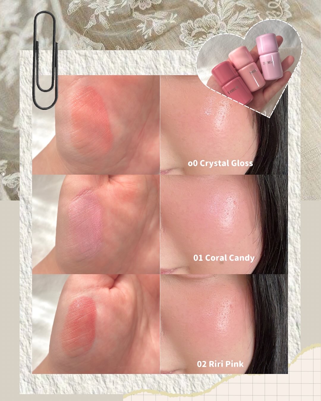 ボンボングロウチーク 09フィグ/Dear.A/リキッドチークを使ったクチコミ（3枚目）