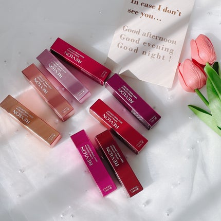 レブロン スーパー ラストラス デューイ シャイン リップスティック/REVLON/口紅を使ったクチコミ(2枚目)
