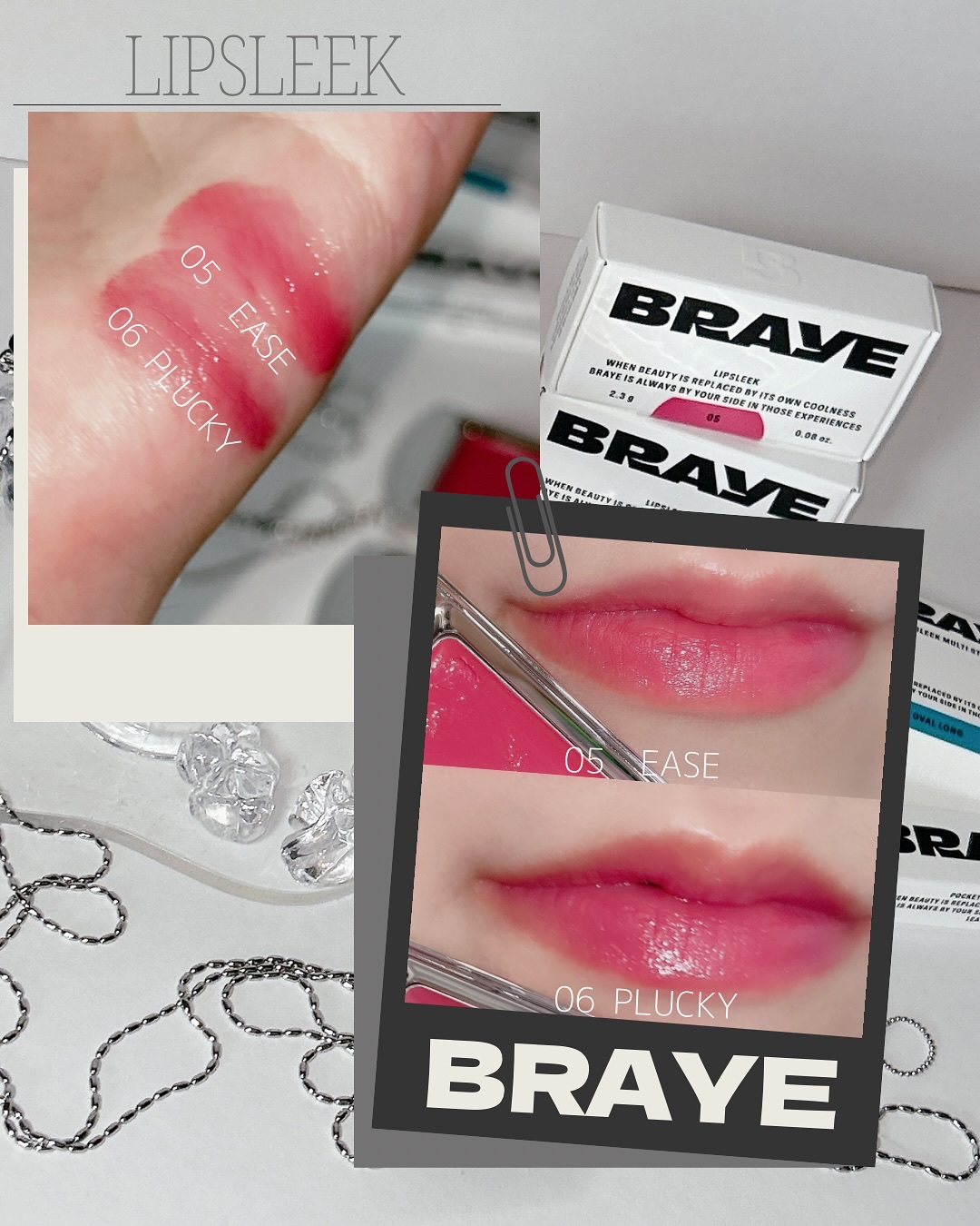 BRAYE LIPSLEEK/BRAYE/口紅を使ったクチコミ（2枚目）