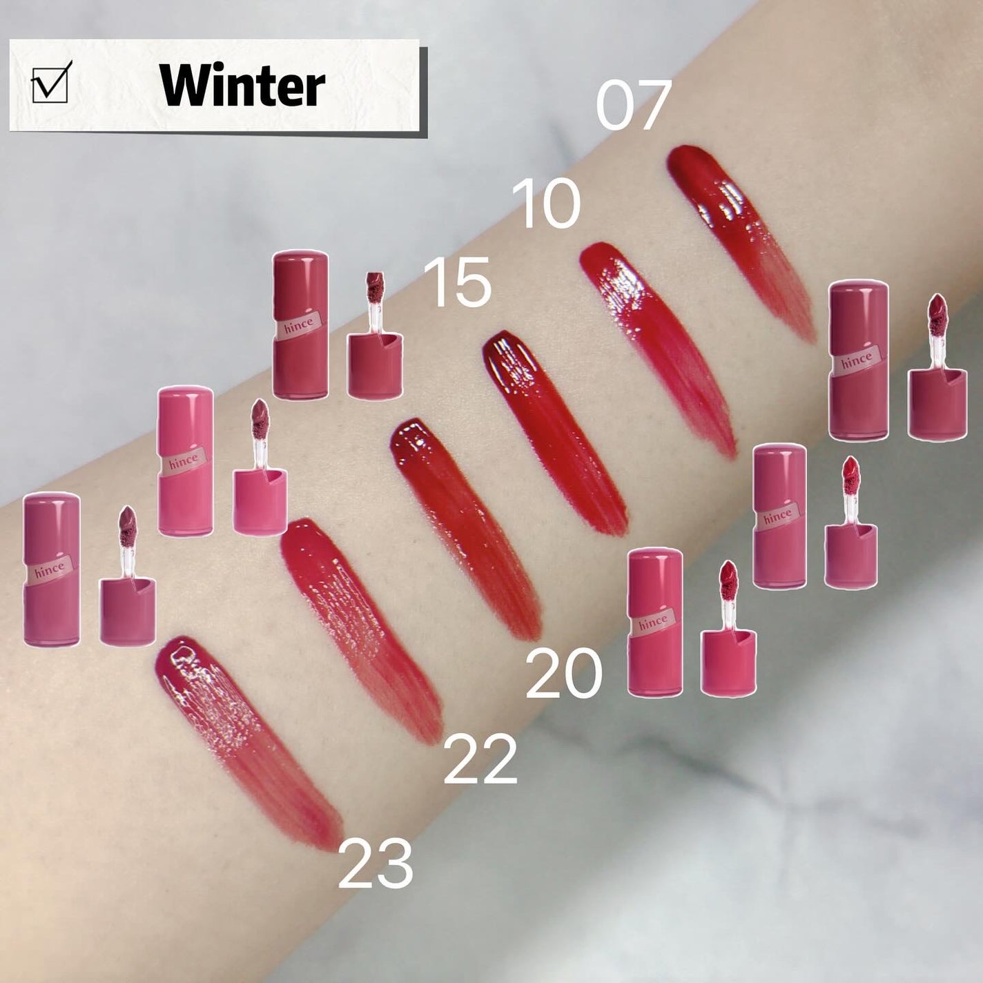 ロウグロウジェルティント/hince/リップティントを使ったクチコミ(5枚目)