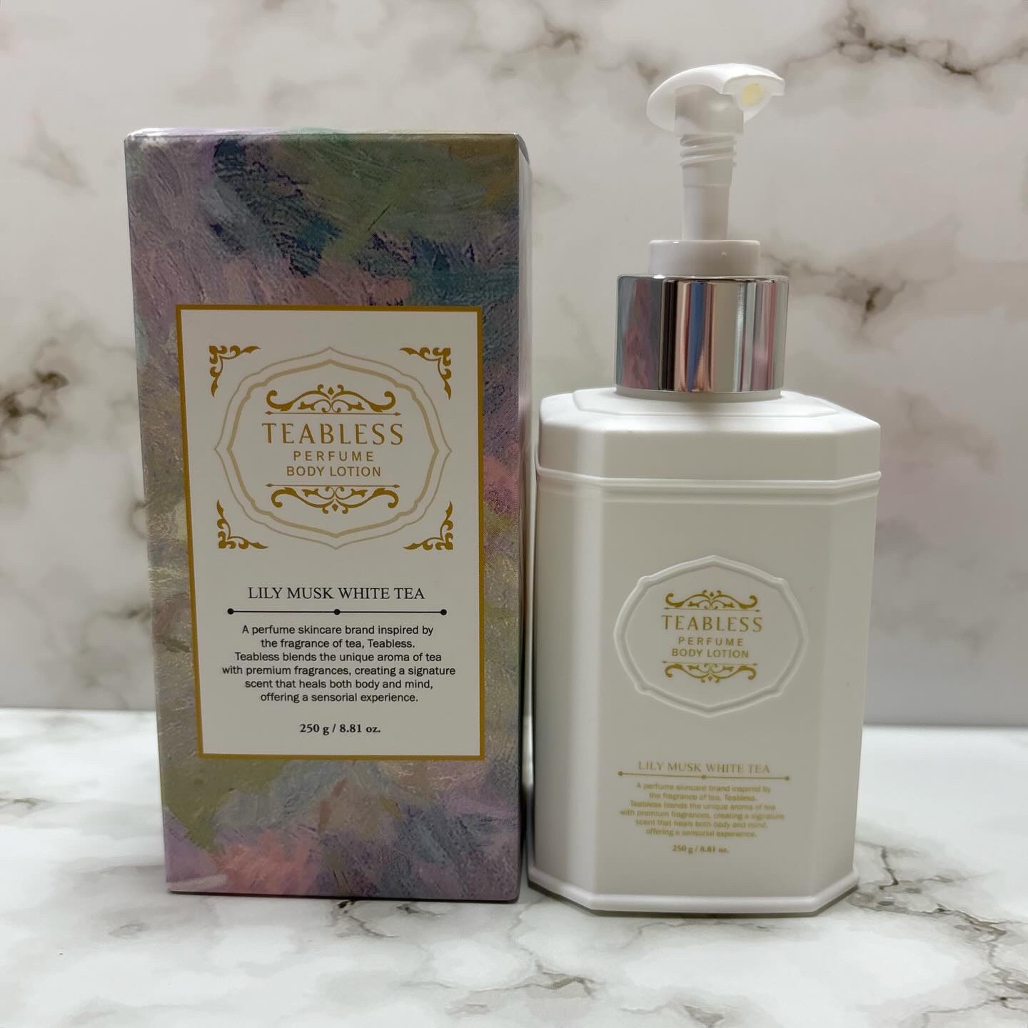 パフュームボディローション リリィムスクホワイトティー/TEABLESS/ボディローションを使ったクチコミ（2枚目）