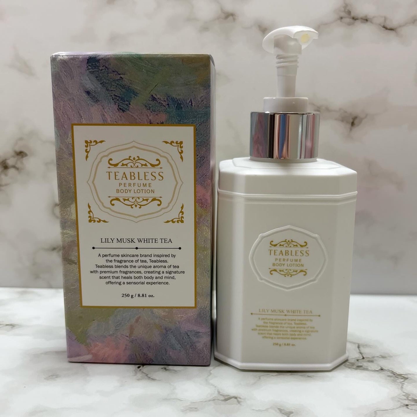 パフュームボディローション リリィムスクホワイトティー/TEABLESS/ボディローションを使ったクチコミ(2枚目)