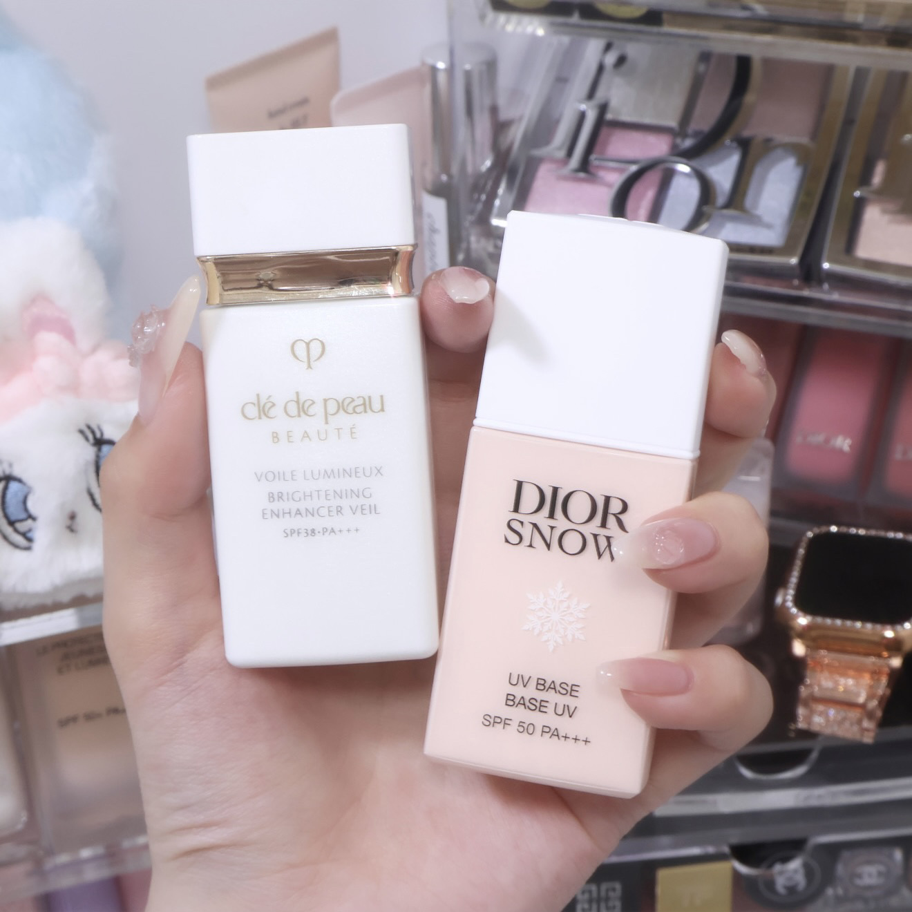 ディオール スノー UV ベース SPF50/ PA+++ ローズ/Dior/ベースメイクを使ったクチコミ（1枚目）
