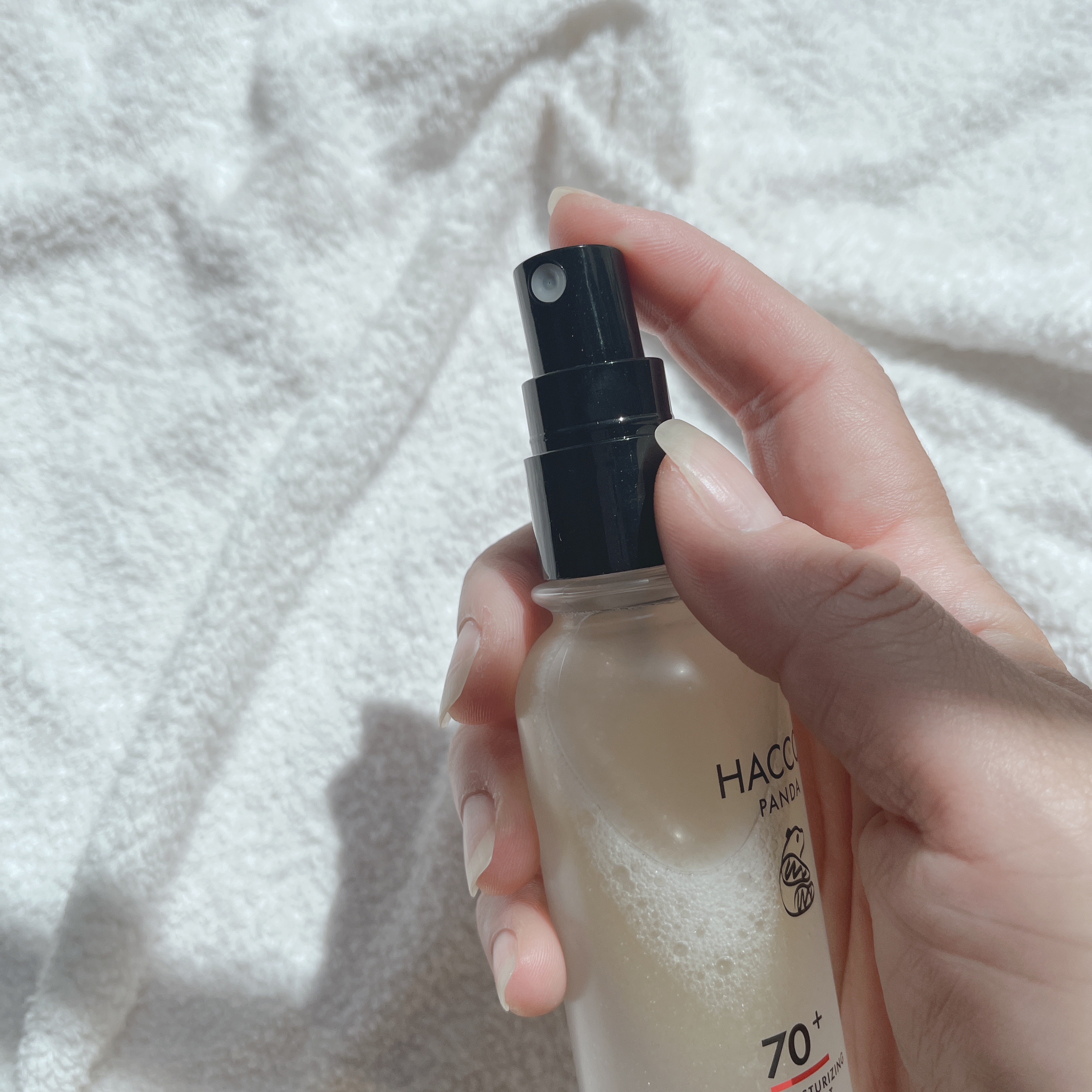 ハッコウパンダ メイクの上から発酵保湿ミスト/HACCO.PANDA/ミスト状化粧水を使ったクチコミ（3枚目）