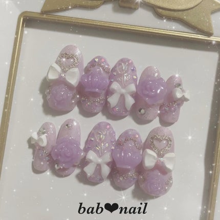 ばぶnail❤︎ネイルチップ on LIPS 「♡┈┈┈┈┈┈┈┈┈┈┈┈┈┈┈♡ぷりきゅあ!?魔法少女ネイル..」(4枚目)
