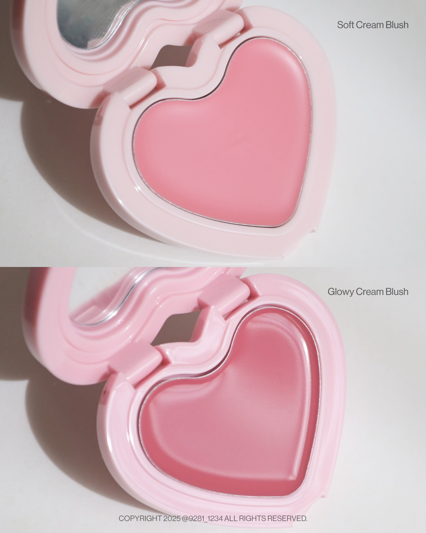 GLOWY CREAM BLUSH 02 Pinky Cheeks/AOU/ジェル・クリームチークを使ったクチコミ（2枚目）