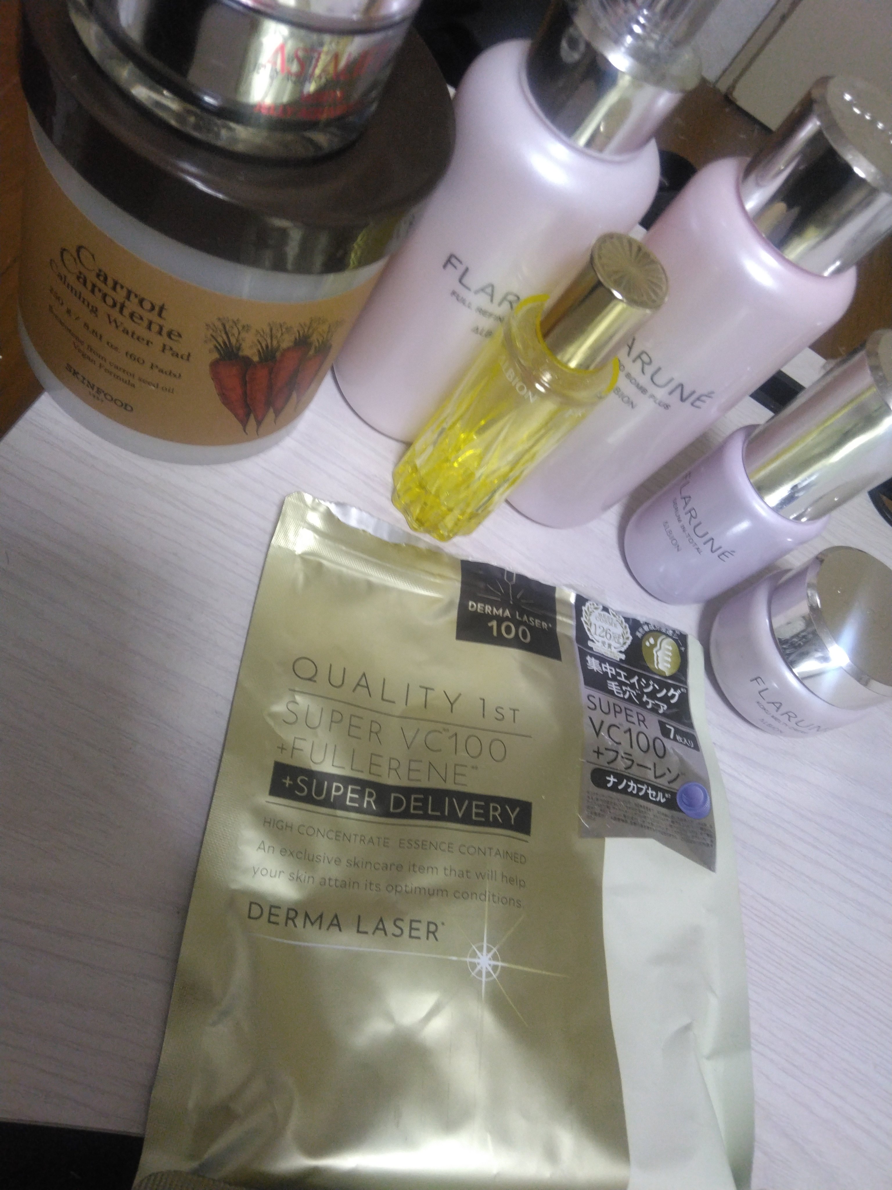 ダーマレーザー スーパー VC100+フラーレン マスク/クオリティファースト/シートマスク・パックを使ったクチコミ（1枚目）