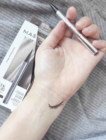 マスコード スリークリキッド アイライナー /MASCODE/リキッドアイライナーを使ったクチコミ(5枚目)