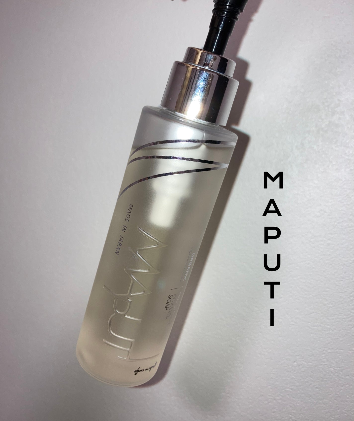 オーガニックフレグランスインティメイトソープ MAPUTI/MAPUTI/デリケートゾーンケアを使ったクチコミ(1枚目)